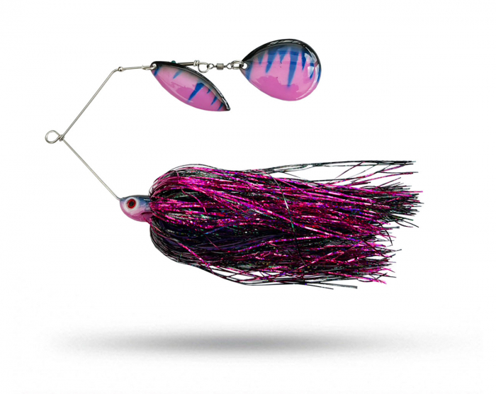 Fin Custom Spinnerbaits - Raspberry Tiger i gruppen Fiskedrag / Gäddspinnare & Spinnerbaits hos Örebro Fiske & Outdoor AB (Fin Custom Spinnebait18)